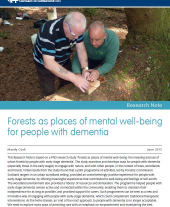 Forests as Places of Mental Well-being for People with Dementia